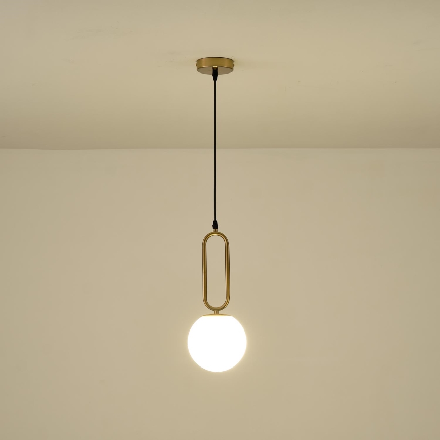 Κρεμαστό φωτιστικό οροφής 1xE27/40W/230V ορείχαλκος