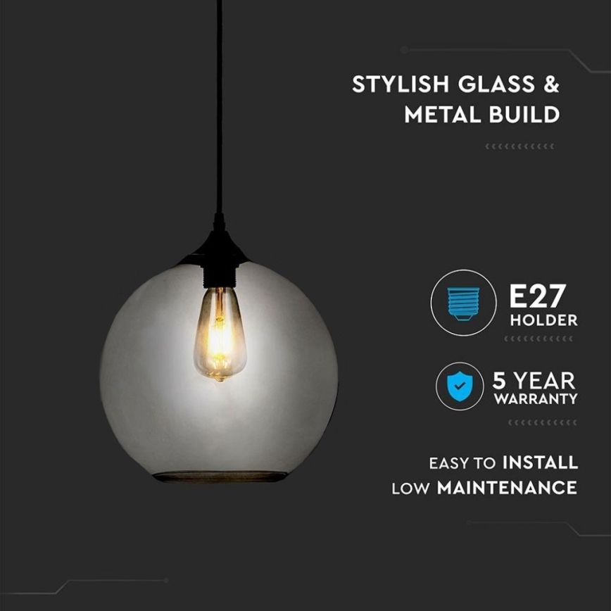 Κρεμαστό φωτιστικό οροφής 1xE27/60W/230V