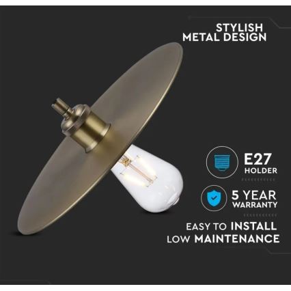 Κρεμαστό φωτιστικό οροφής 1xE27/60W/230V