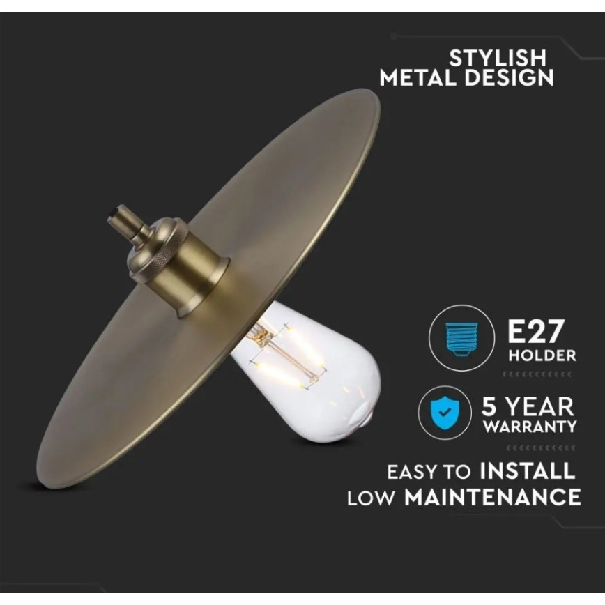 Κρεμαστό φωτιστικό οροφής 1xE27/60W/230V