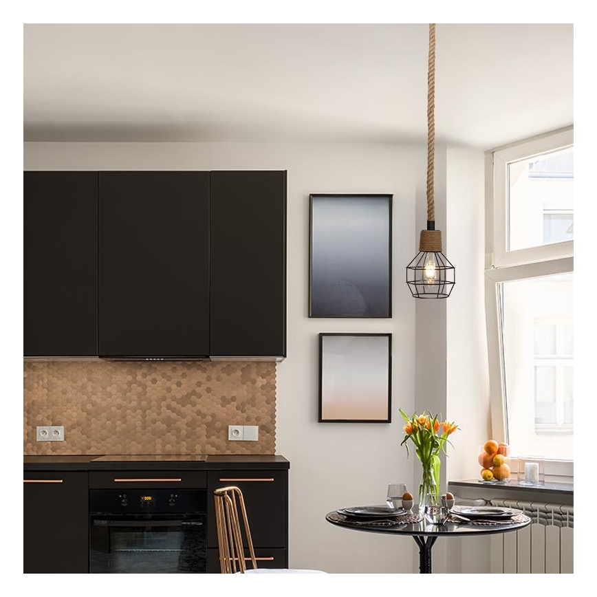 Κρεμαστό φωτιστικό οροφής 1xE27/60W/230V διάμετρος 15 cm