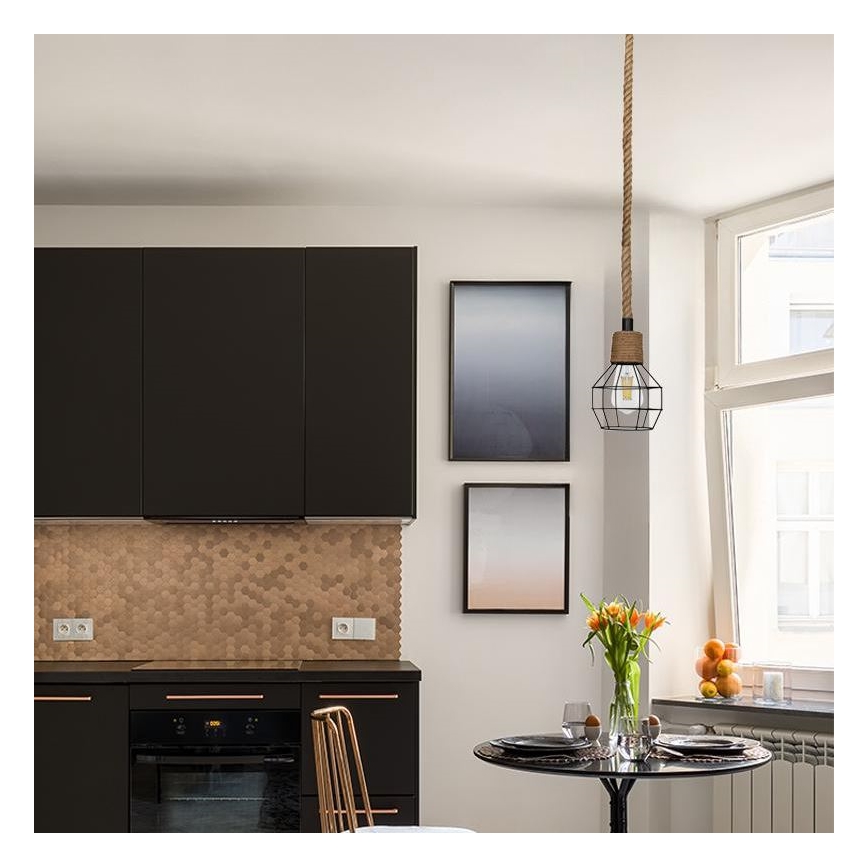 Κρεμαστό φωτιστικό οροφής 1xE27/60W/230V διάμετρος 15 cm