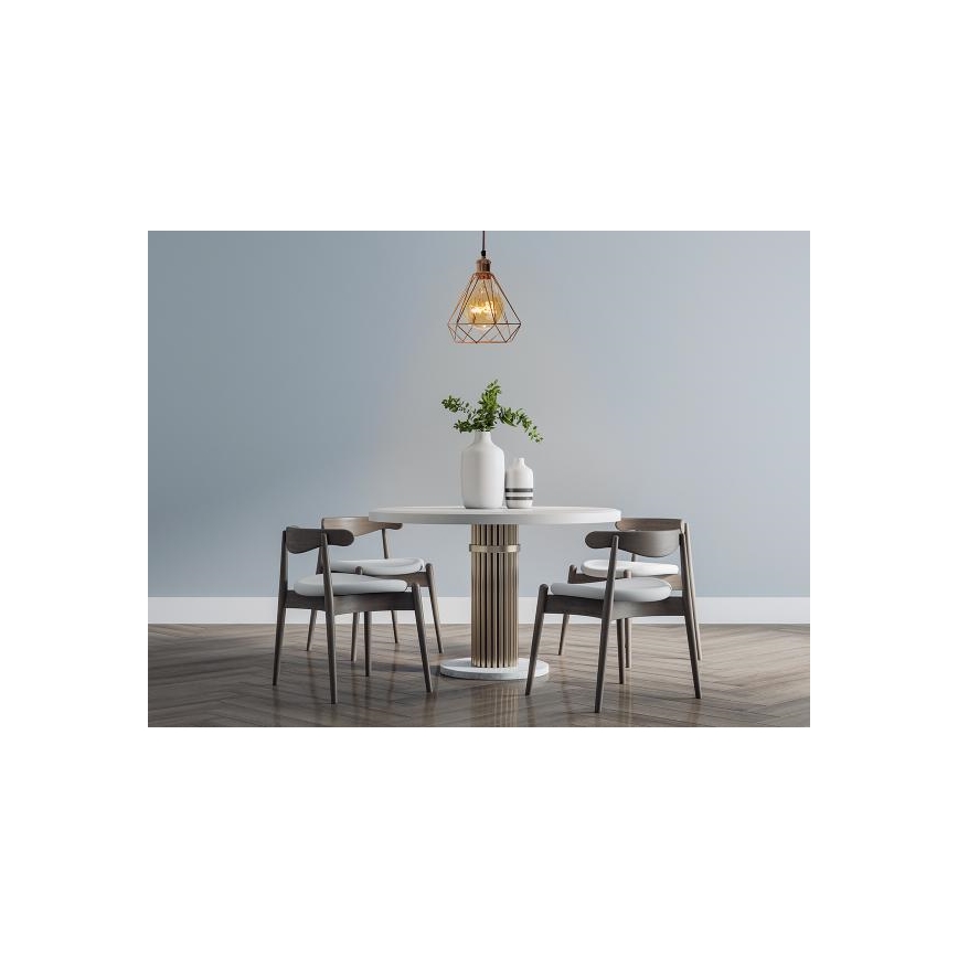 Κρεμαστό φωτιστικό οροφής 1xE27/60W/230V διάμετρος 22 cm χαλκός