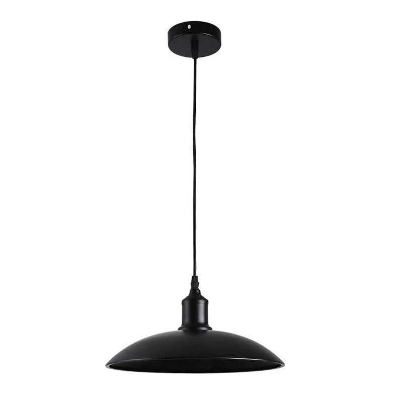 Κρεμαστό φωτιστικό οροφής 1xE27/60W/230V διάμετρος 29 cm μαύρο
