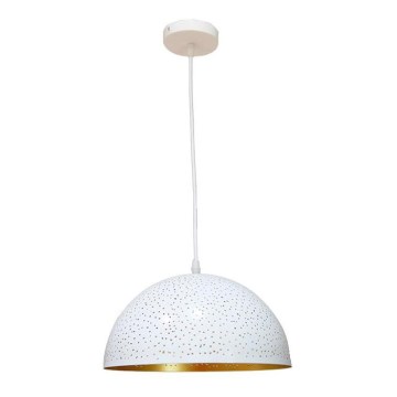 Κρεμαστό φωτιστικό οροφής 1xE27/60W/230V διάμετρος 30 cm λευκό