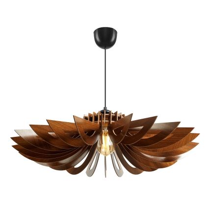 Κρεμαστό φωτιστικό οροφής 1xE27/60W/230V καφέ διάμετρος 68 cm
