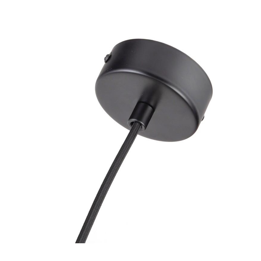 Κρεμαστό φωτιστικό οροφής1xGU10/10W/230V τέφρα/μασίφ ξύλο μαύρο