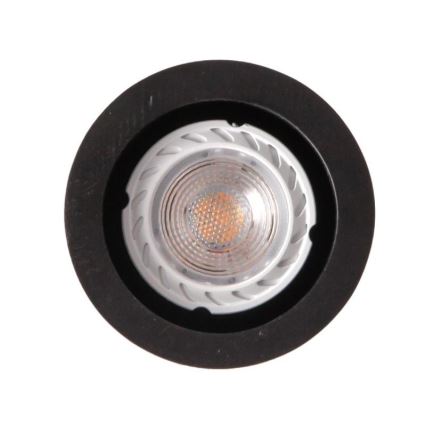 Κρεμαστό φωτιστικό οροφής 1xGU10/10W/230V τέφρα/μασίφ ξύλο μαύρο