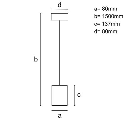 Κρεμαστό φωτιστικό οροφής 1xGU10/10W/230V τέφρα/μασίφ ξύλο μαύρο