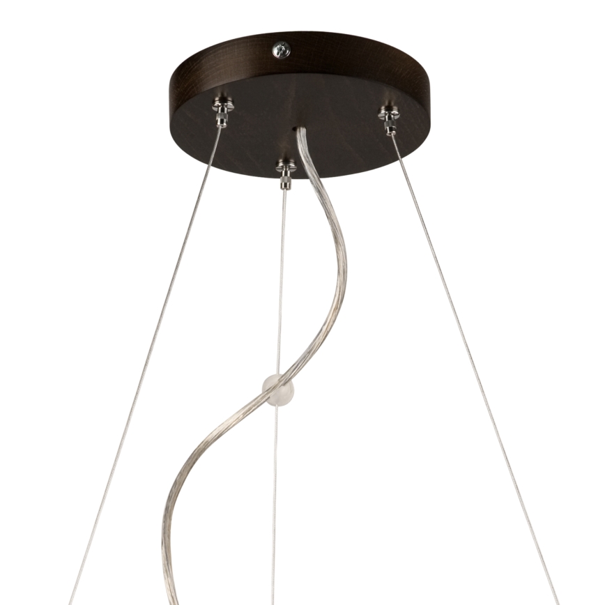 Κρεμαστό φωτιστικό οροφής 3xE27/60W/230V ø 47 cm πεύκο