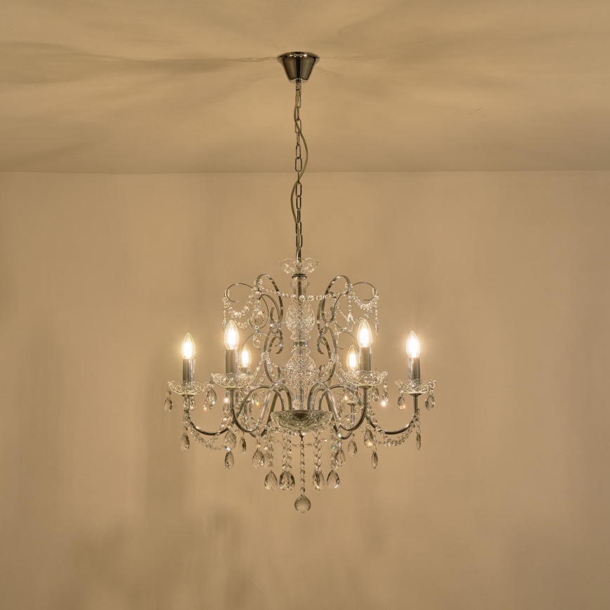 Κρεμαστό φωτιστικό οροφής 6xE14/15W/230V