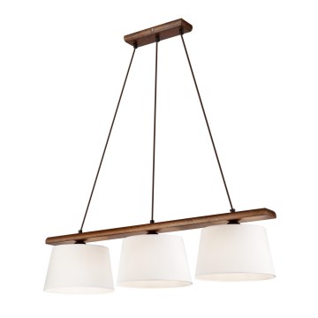Κρεμαστό φωτιστικό οροφής AIDA 3xE27/60W/230V - FSC πιστοποιημένο