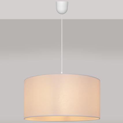 Κρεμαστό φωτιστικό οροφής ALBA 1xE27/15W/230V δ. 40 cm λευκό
