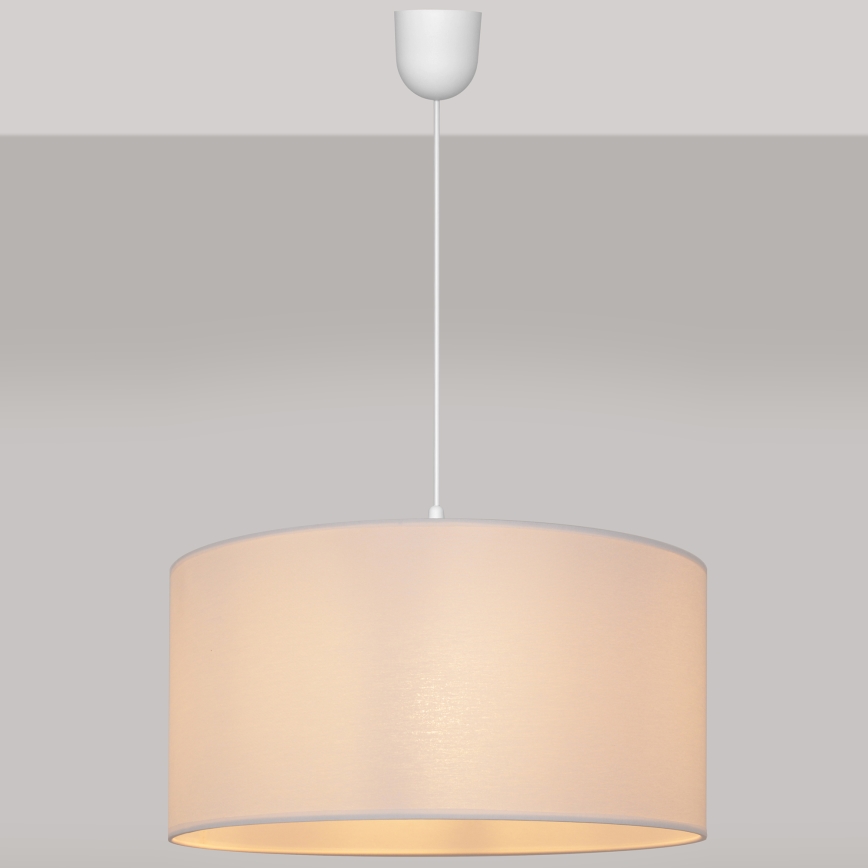 Κρεμαστό φωτιστικό οροφής ALBA 1xE27/15W/230V δ. 40 cm λευκό