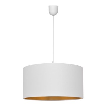 Κρεμαστό φωτιστικό οροφής ALBA 1xE27/15W/230V δ. 40 cm λευκό/χρυσό