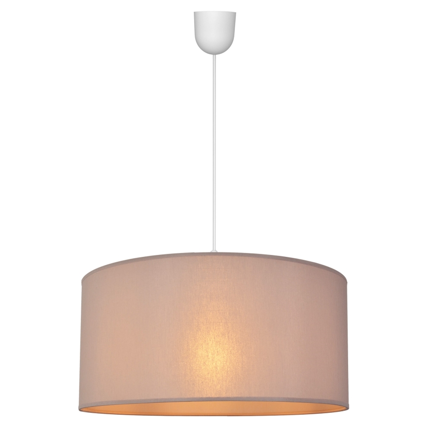 Κρεμαστό φωτιστικό οροφής ALBA 1xE27/15W/230V δ. 40 cm μπεζ