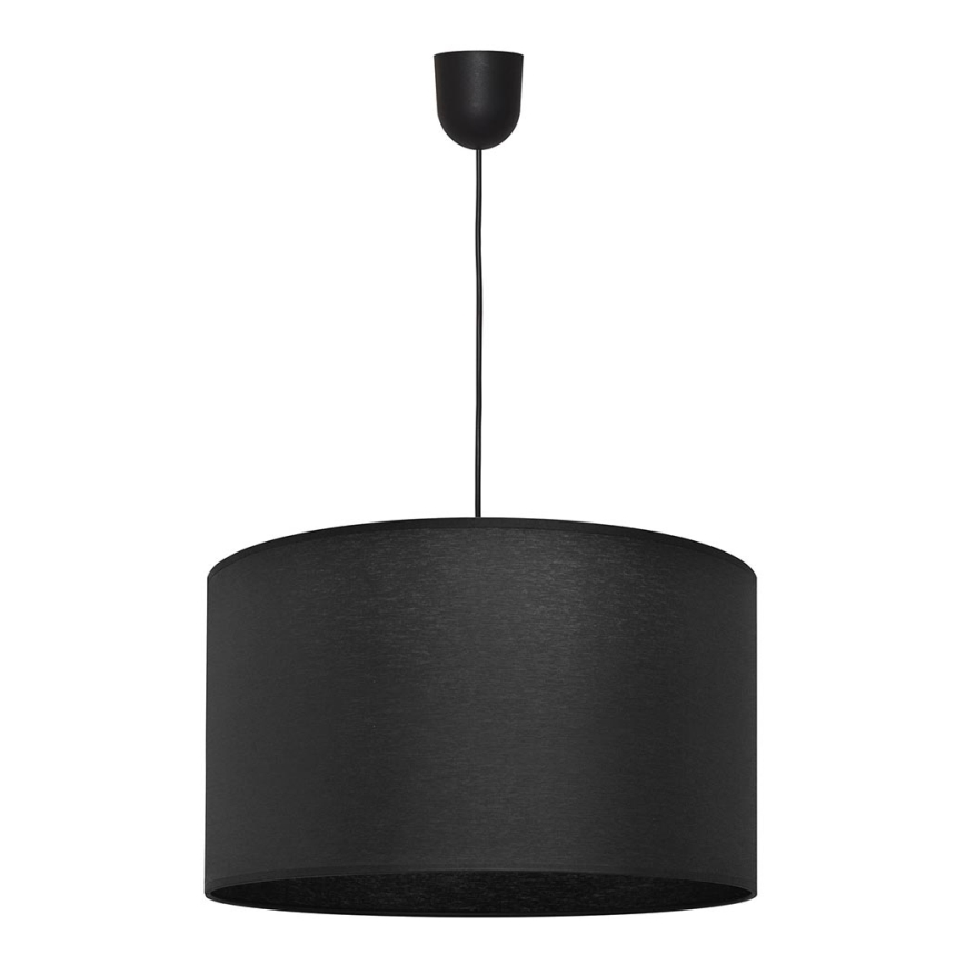 Κρεμαστό φωτιστικό οροφής ALBA 1xE27/15W/230V δ. 45 cm μαύρο