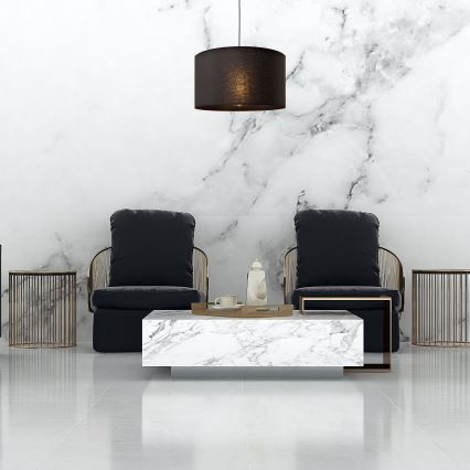 Κρεμαστό φωτιστικό οροφής ALBA 1xE27/15W/230V δ. 45 cm μαύρο