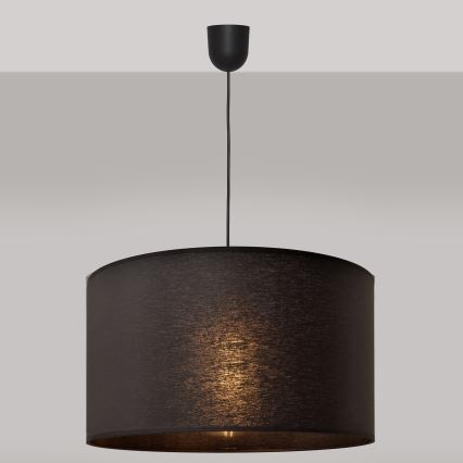 Κρεμαστό φωτιστικό οροφής ALBA 1xE27/15W/230V δ. 45 cm μαύρο