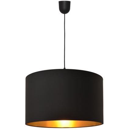 Κρεμαστό φωτιστικό οροφής ALBA 1xE27/15W/230V δ. 45 cm μαύρο/χρυσό