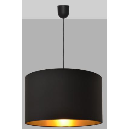 Κρεμαστό φωτιστικό οροφής ALBA 1xE27/15W/230V δ. 45 cm μαύρο/χρυσό