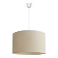 Κρεμαστό φωτιστικό οροφής ALBA 1xE27/15W/230V δ. 45 cm μπεζ