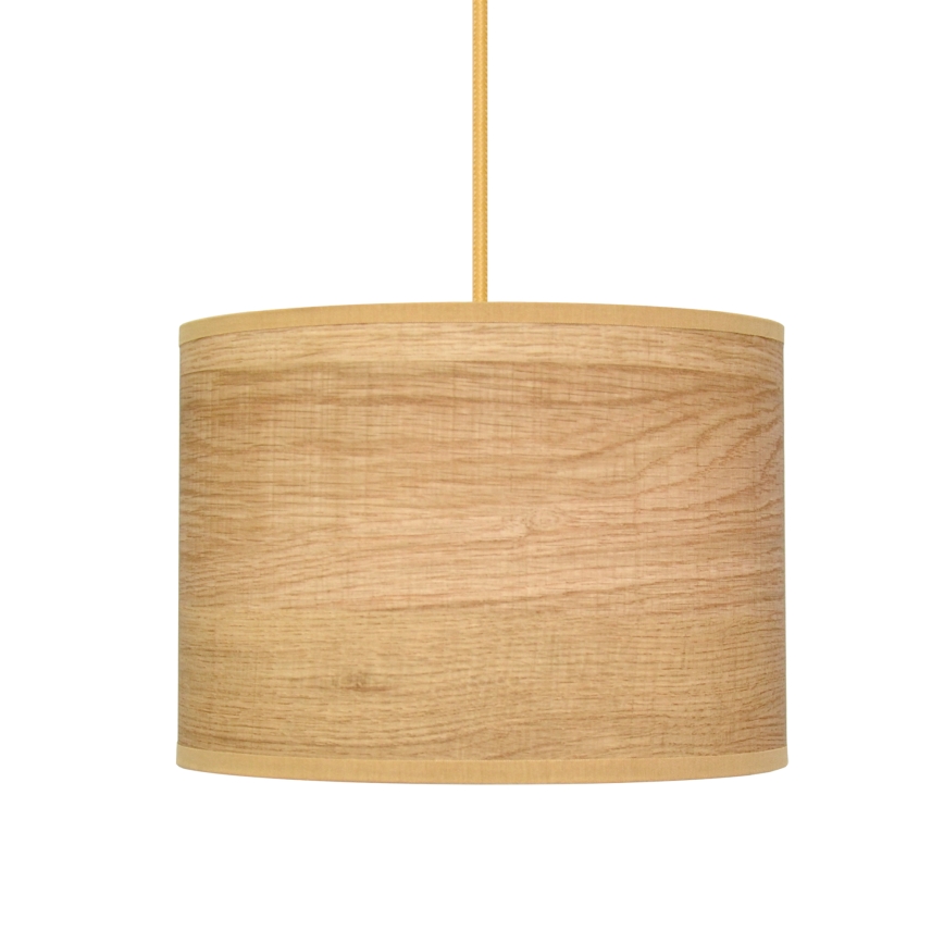 Κρεμαστό φωτιστικό οροφής ALBA 1xE27/15W/230V διάμετρος 20 cm καφέ
