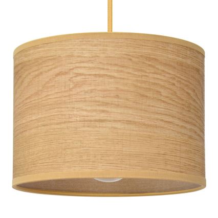 Κρεμαστό φωτιστικό οροφής ALBA 1xE27/15W/230V διάμετρος 20 cm καφέ