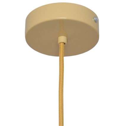 Κρεμαστό φωτιστικό οροφής ALBA 1xE27/15W/230V διάμετρος 20 cm καφέ