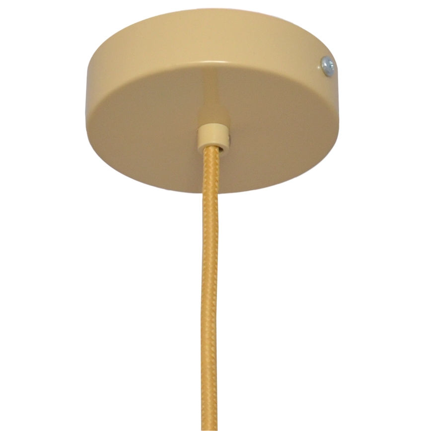 Κρεμαστό φωτιστικό οροφής ALBA 1xE27/15W/230V διάμετρος 20 cm καφέ