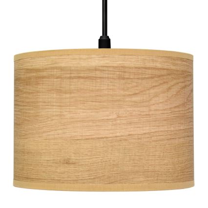 Κρεμαστό φωτιστικό οροφής ALBA 1xE27/15W/230V διάμετρος 20 cm καφέ/μαύρο