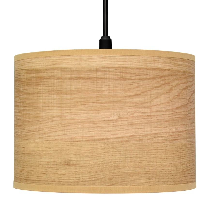 Κρεμαστό φωτιστικό οροφής ALBA 1xE27/15W/230V διάμετρος 20 cm καφέ/μαύρο