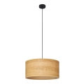 Κρεμαστό φωτιστικό οροφής ALBA 1xE27/15W/230V διάμετρος 40 cm καφέ/μαύρο