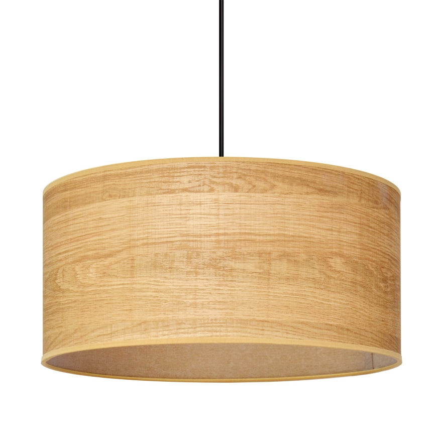 Κρεμαστό φωτιστικό οροφής ALBA 1xE27/15W/230V διάμετρος 40 cm καφέ/μαύρο