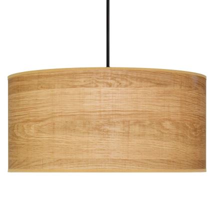 Κρεμαστό φωτιστικό οροφής ALBA 1xE27/15W/230V διάμετρος 40 cm καφέ/μαύρο