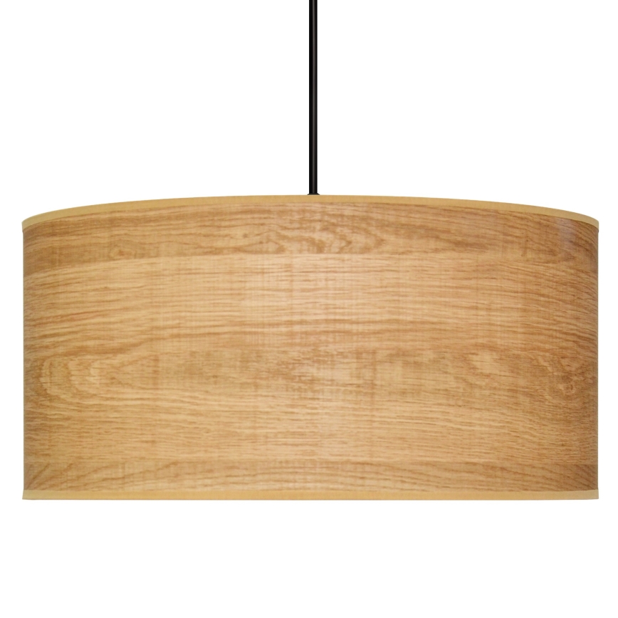 Κρεμαστό φωτιστικό οροφής ALBA 1xE27/15W/230V διάμετρος 40 cm καφέ/μαύρο