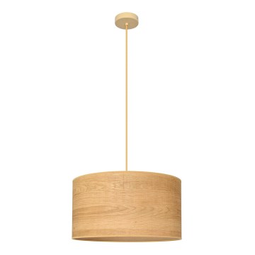 Κρεμαστό φωτιστικό οροφής ALBA 1xE27/15W/230V διάμετρος 45 cm καφέ