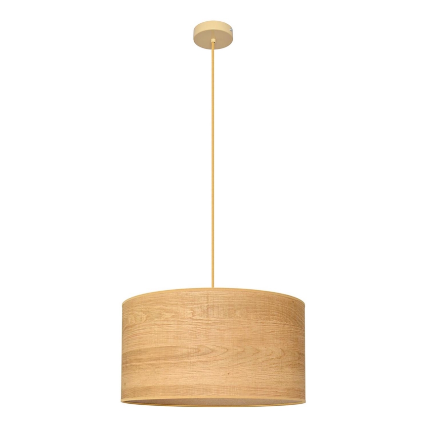 Κρεμαστό φωτιστικό οροφής ALBA 1xE27/15W/230V διάμετρος 45 cm καφέ