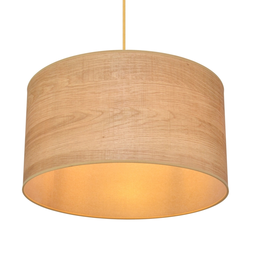 Κρεμαστό φωτιστικό οροφής ALBA 1xE27/15W/230V διάμετρος 45 cm καφέ