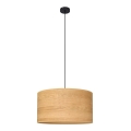 Κρεμαστό φωτιστικό οροφής  ALBA 1xE27/15W/230V διάμετρος 45 cm καφέ/μαύρο