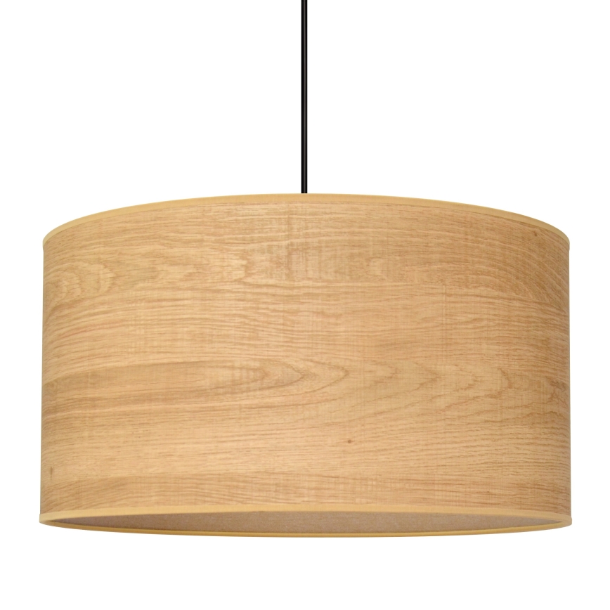 Κρεμαστό φωτιστικό οροφής  ALBA 1xE27/15W/230V διάμετρος 45 cm καφέ/μαύρο