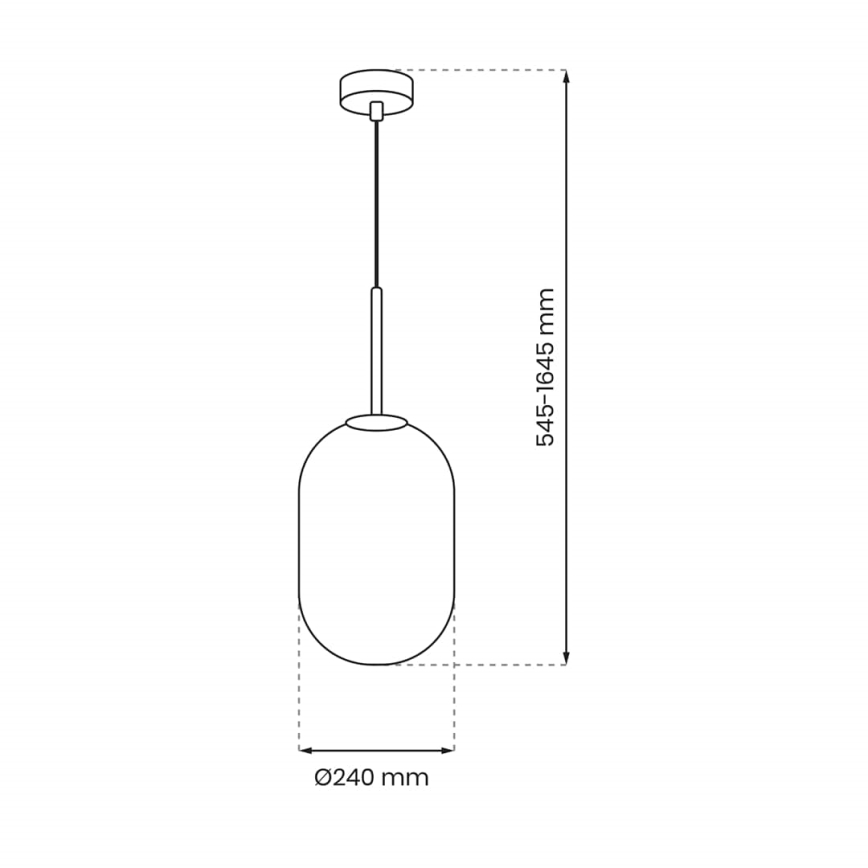 Κρεμαστό φωτιστικό οροφής ALIAS 1xE14/40W/230V διάμετρος 24 cm χρυσό