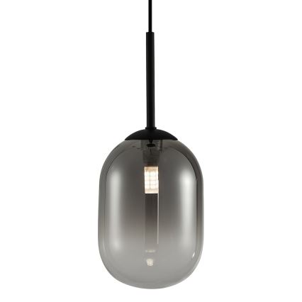 Κρεμαστό φωτιστικό οροφής ALIAS 1xG9/8W/230V διάμετρος 12 cm μαύρο/γκρι