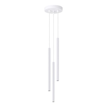 Κρεμαστό φωτιστικό οροφής ARCHE 3xG9/8W/230V λευκό