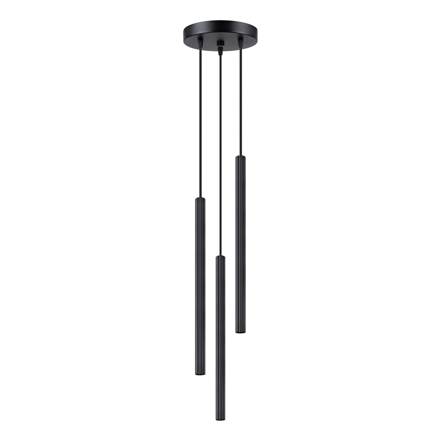 Κρεμαστό φωτιστικό οροφής ARCHE 3xG9/8W/230V μαύρο