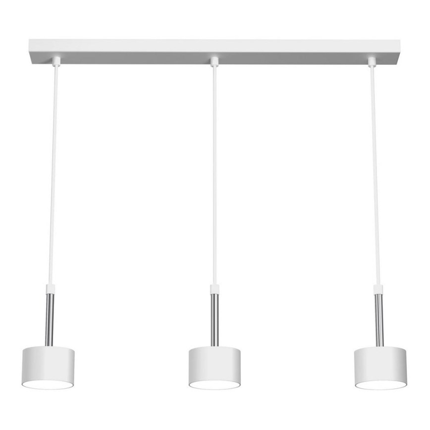 Κρεμαστό φωτιστικό οροφής ARENA 3xGX53/11W/230V λευκό/γυαλιστερό χρώμιο