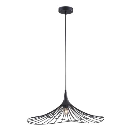 Κρεμαστό φωτιστικό οροφής ARIELLE 1xE27/20W/230V διάμετρος 50 cm μαύρο