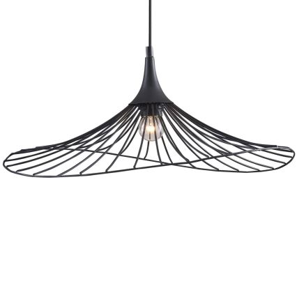 Κρεμαστό φωτιστικό οροφής ARIELLE 1xE27/20W/230V διάμετρος 50 cm μαύρο