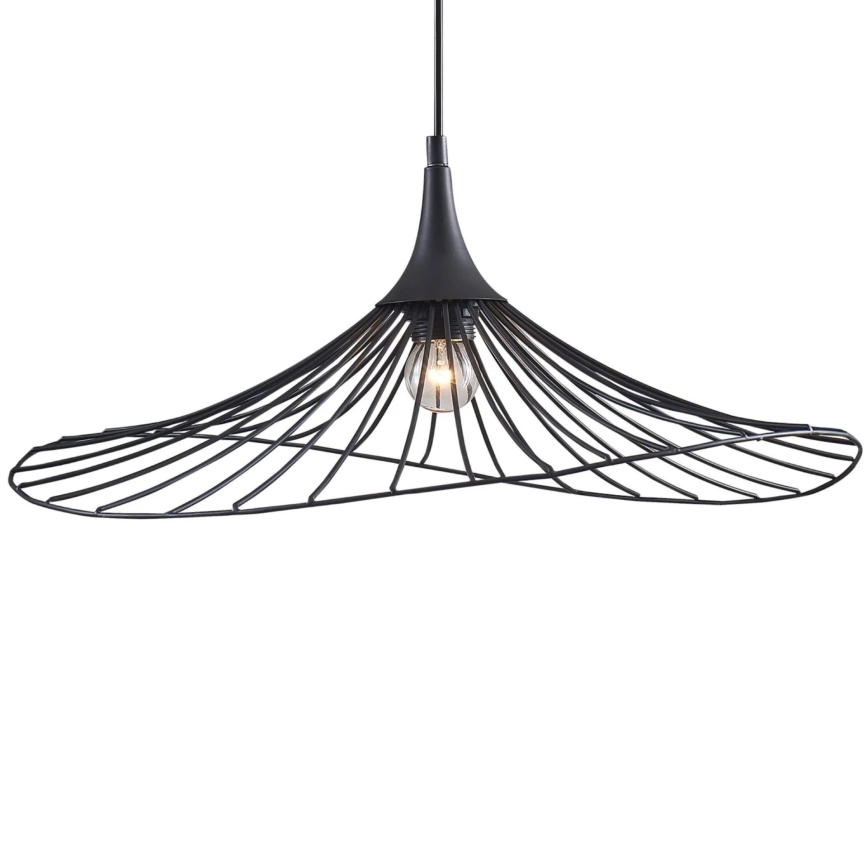 Κρεμαστό φωτιστικό οροφής ARIELLE 1xE27/20W/230V διάμετρος 50 cm μαύρο