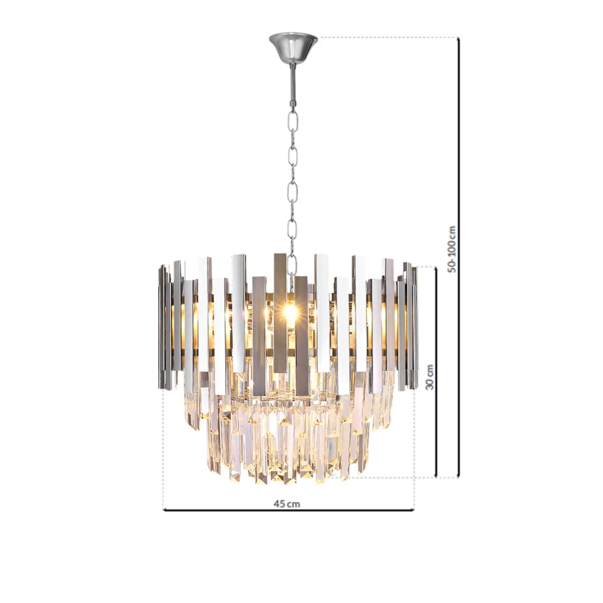 Κρεμαστό φωτιστικό οροφής ASPEN 6xE14/40W/230V